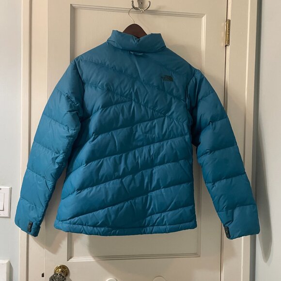 The North Face Down Teal Blue Puffer Jacket Women's Size M - Picture 7 of 10